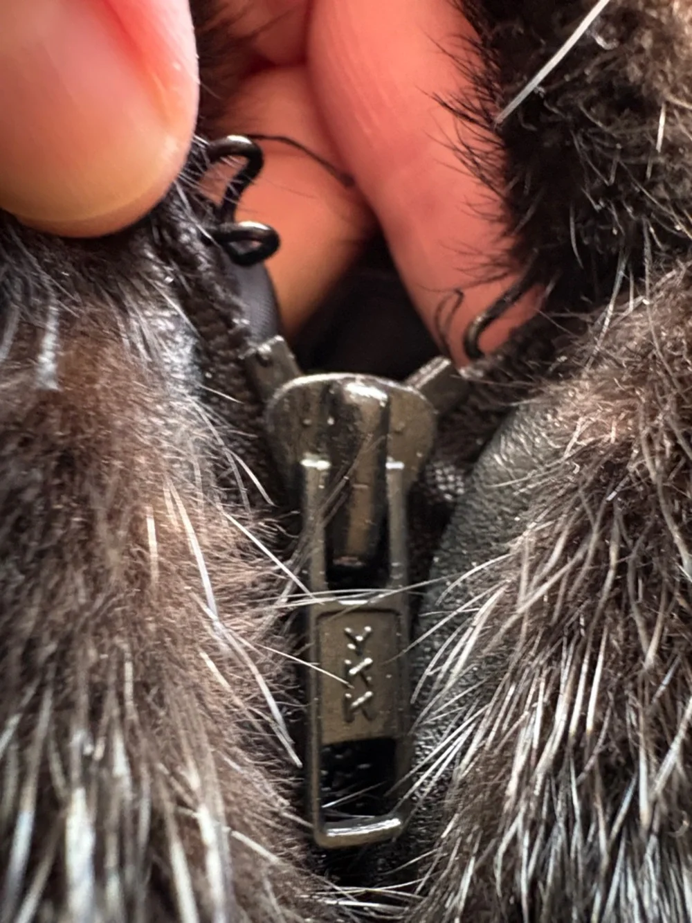 Saga Mink Brand Dark Brown/Black Mink Fur Jacket - Picture 9 of 9